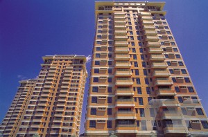 GRC輕質(zhì)內(nèi)隔墻板用于北京亞運村